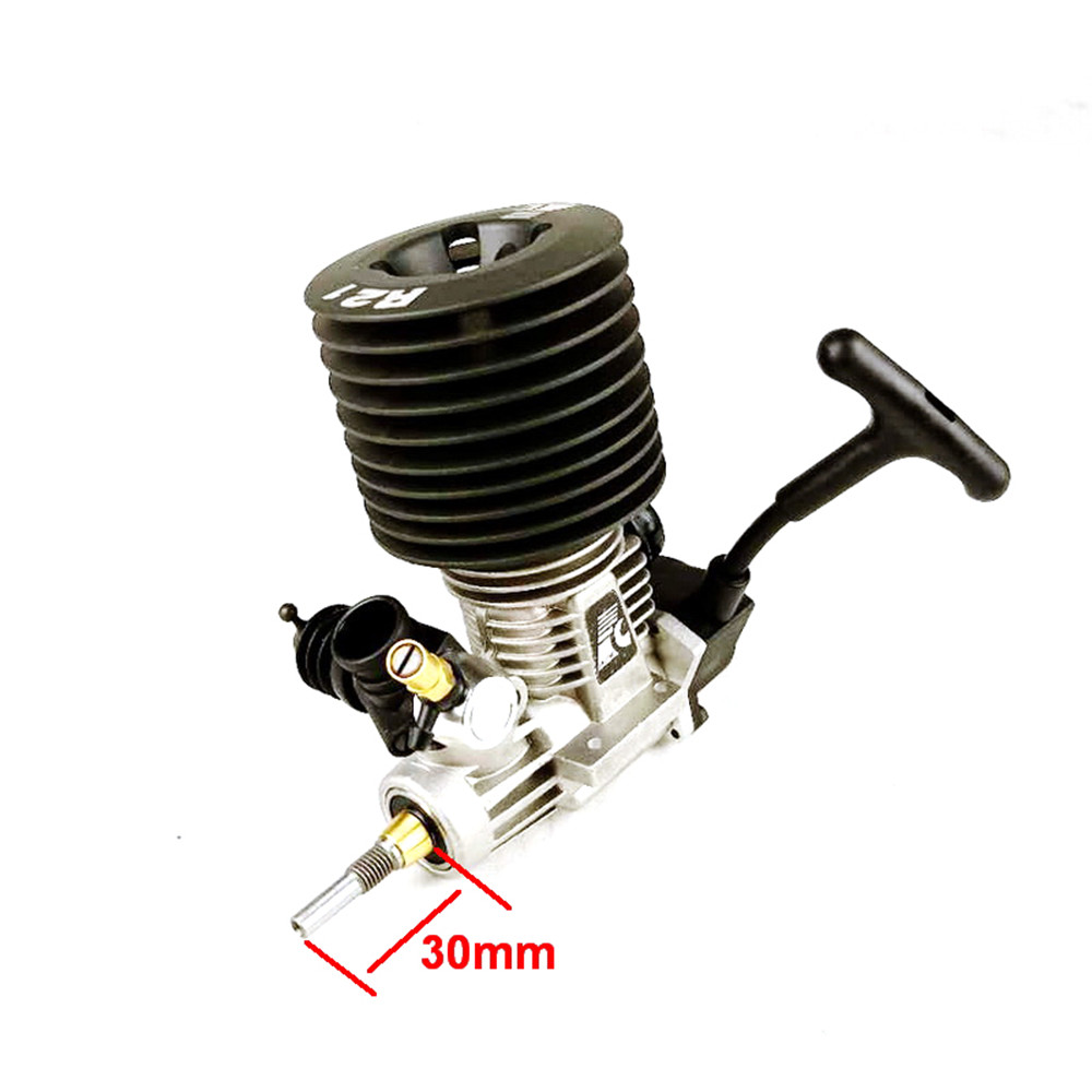 Force.21 Metal Exhaust Hand Pull Starter Engine For 1/8 Gas RC Car Parts
