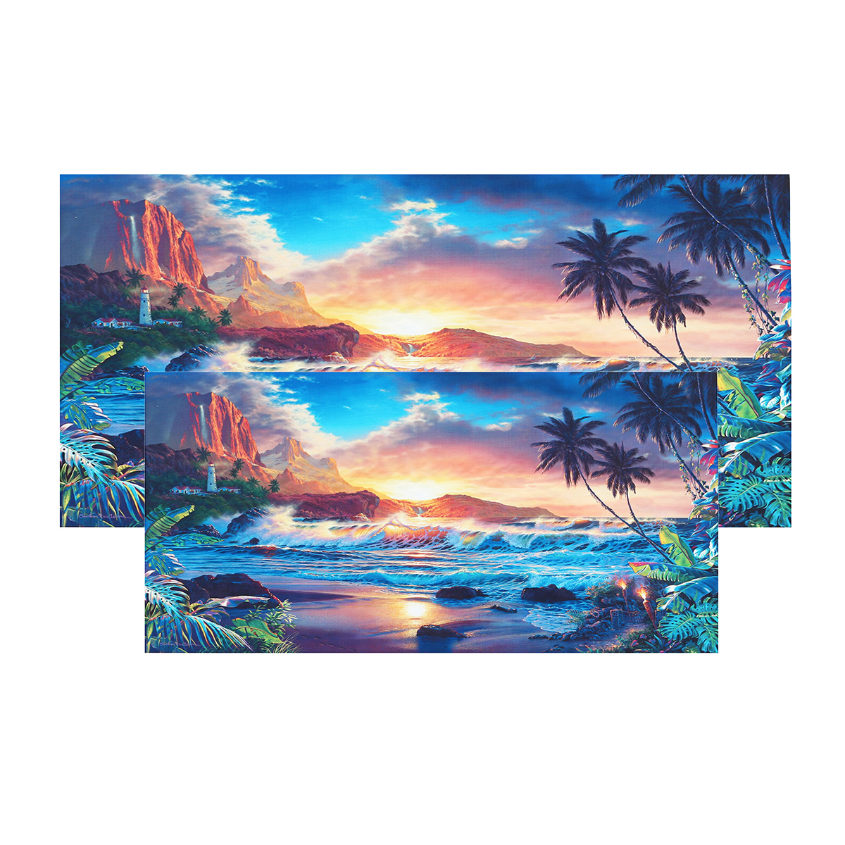 Get Wallpaper Sunset Beach Australia Paisaje Unico De Lona Pared Arte Foto For Android Free