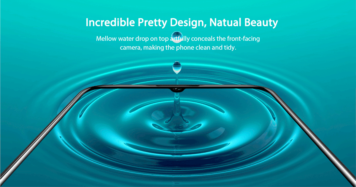 OUKITEL C16 Pro,Face ID,Waterdrop Screen,Android 9.0,4G Smartphone