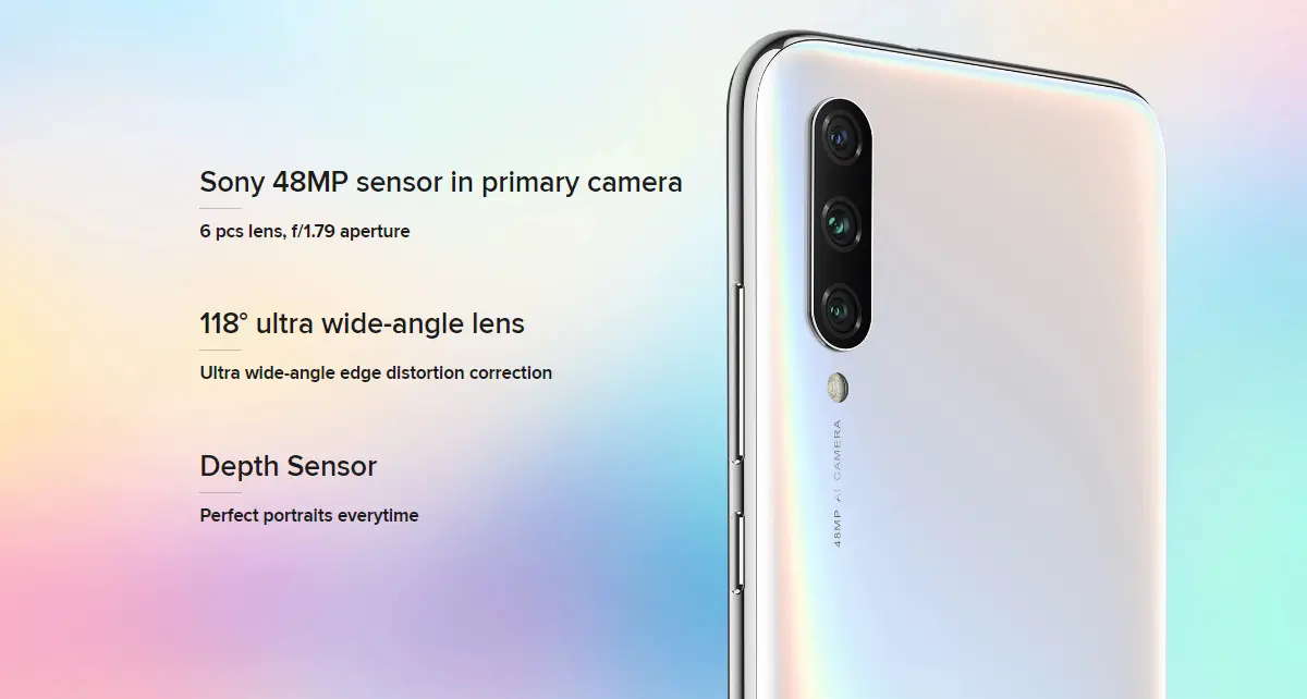 Xiaomi Mi A3 Global Version 6.088 inch AMOLED 48MP Triple Rear Camera 4GB 64GB Snapdragon 665 Octa core 4G Smartphone