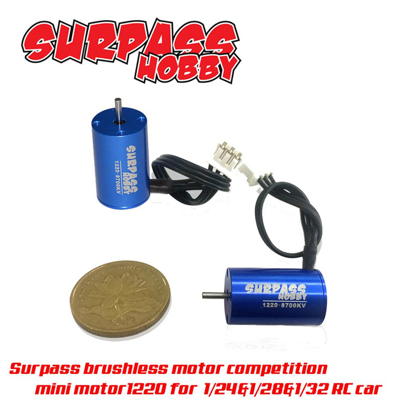 Pasar Hobby 1220 45t 7200kv 8a Motor Sin Escobillas Para 124 128 132 Rc Coche Piezas
