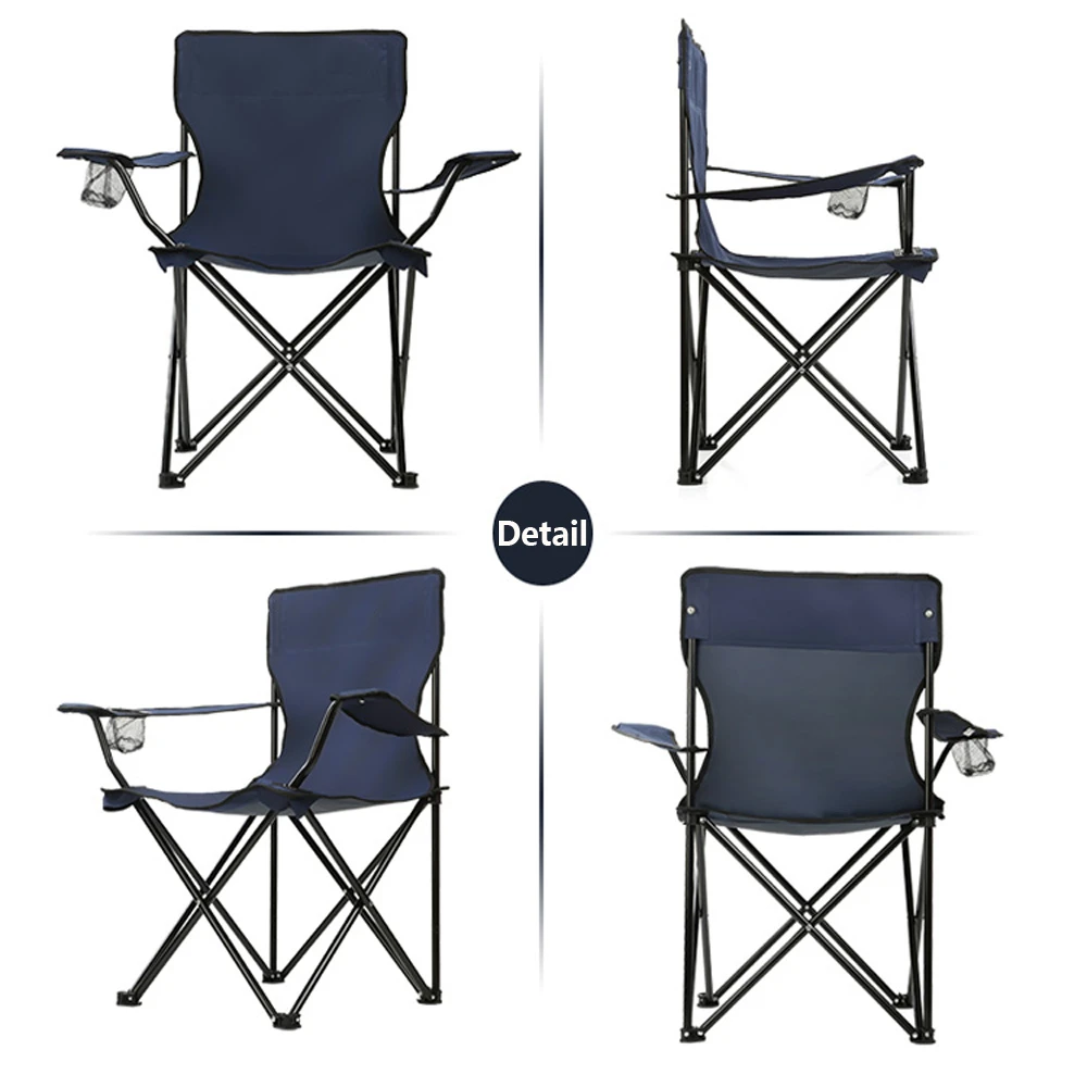 50x50x80cm Folding Camping Fishing Chair Seat Portable Beach Garden Outdoor Furniture Seat