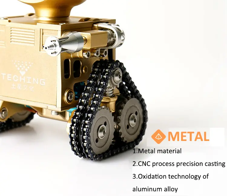 TECHING DIY Traiblazers 1 Self-assembled APP Control Smart Delicate Robot for Android System
