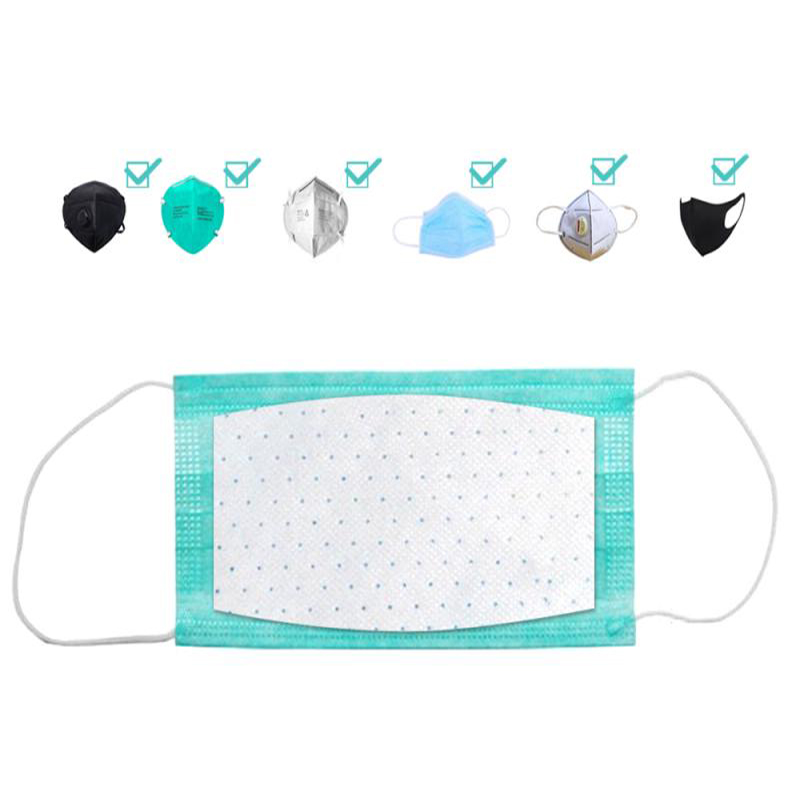 10 Pcs Masque Jetable Filtre Coton Filtre Filtre À Particules Masque Joint Joint Masque Utiliser Filtre Pour Protection Pollution Masque Pad 3 Couche