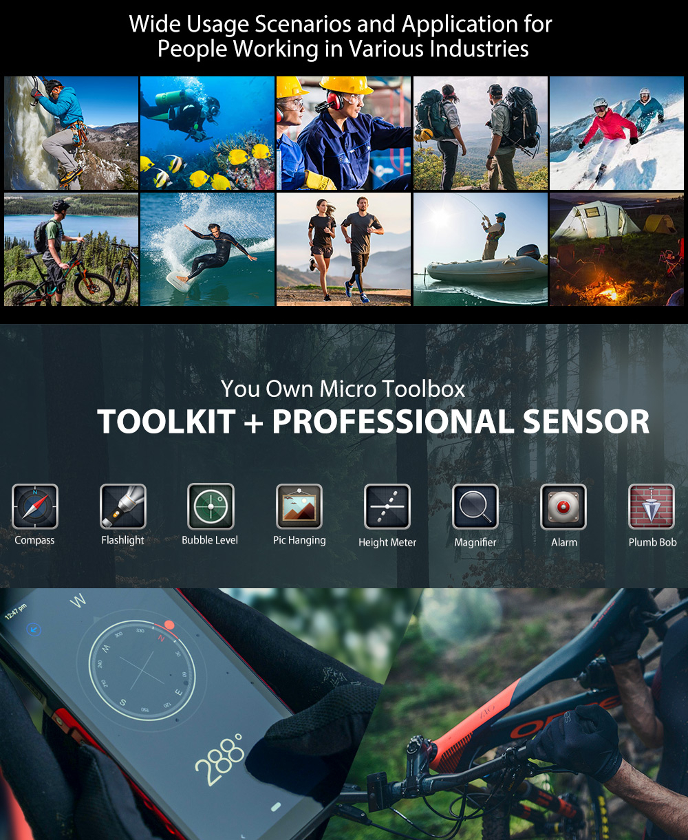 Ulefone ARMOR 3X,IP68 IP69K Waterproof,MT6580 Quad core,2GB RAM 32GB ROM,5000mAh Battery