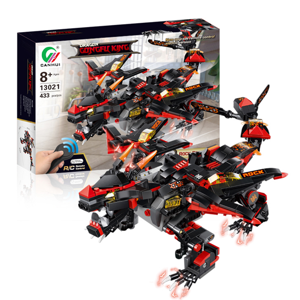 Dragon Black 2 Bâtiment Infrarouge Diy Robot Jouet Contrôle Mofun Assemblé Battle Rc 4g 4ch 0vmwnN8
