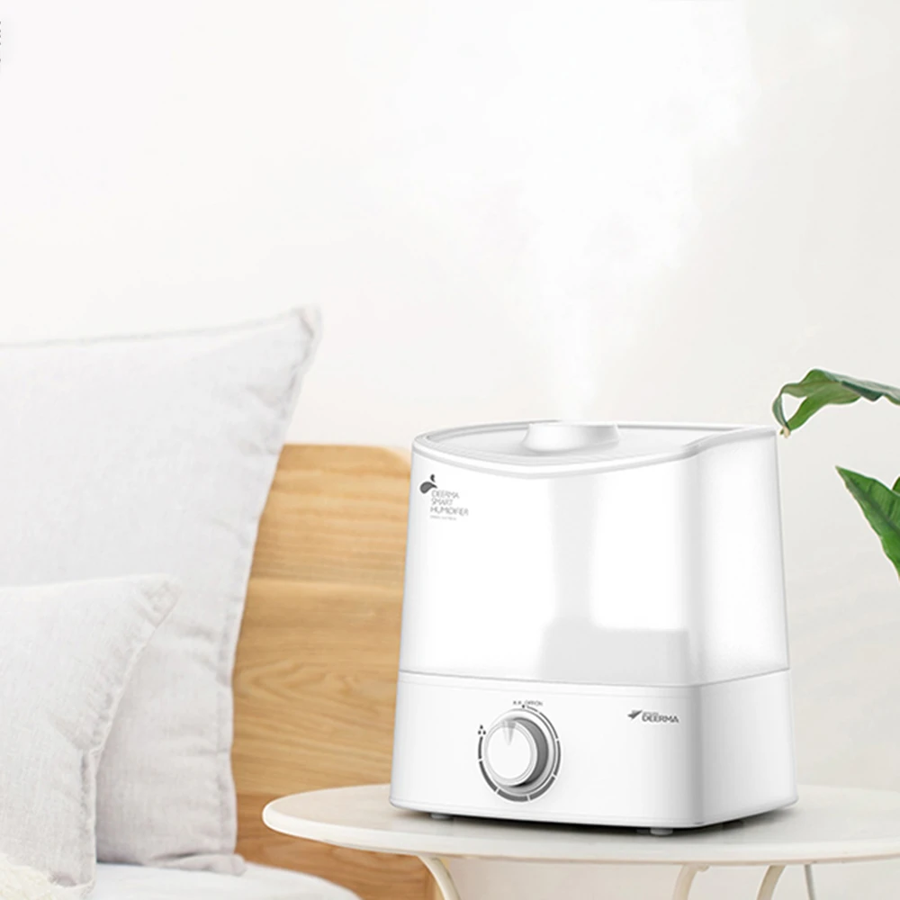 Deerma DEM-F625 25W 6L Máy tạo độ ẩm không khí công suất lớn Máy khuếch tán hương thơm Máy tạo sương siêu âm Máy phun nước gia đình từ Xiaomi Youpin