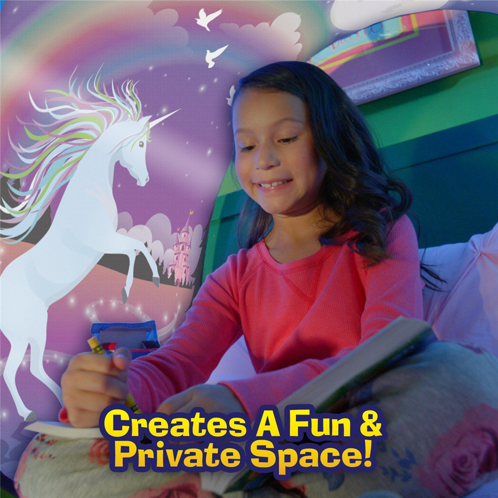Uk Dream Tents Unicorn Foldable Tent Pop Up Indoor Kid Baby House