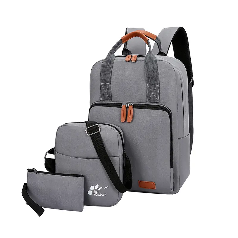Xmund XD-DY13 3 قطع 18l حقيبة 15.6 بوصة محمول حقيبة USB شحن مكافحة سرقة الصليب الجسم حقائب التخييم حقيبة سفر حقيبة القلم
