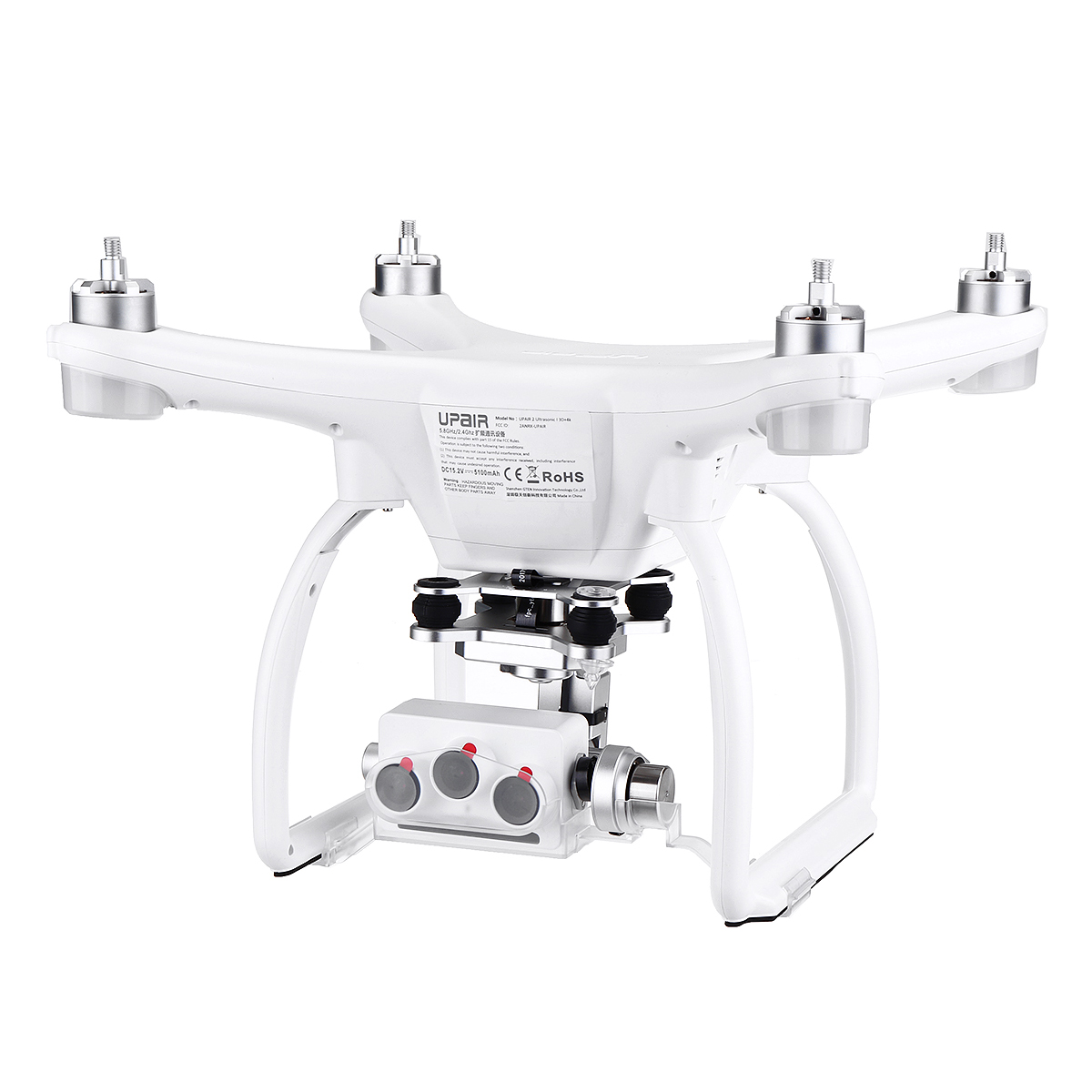 UPair 2 อัลตราโซนิก 5.8 กรัม 1 กิโลเมตร FPV 3D + 4 พัน + 16MP กล้อง ด้วย 3 แกน Gimbal GPS โดรน โดรน RTF