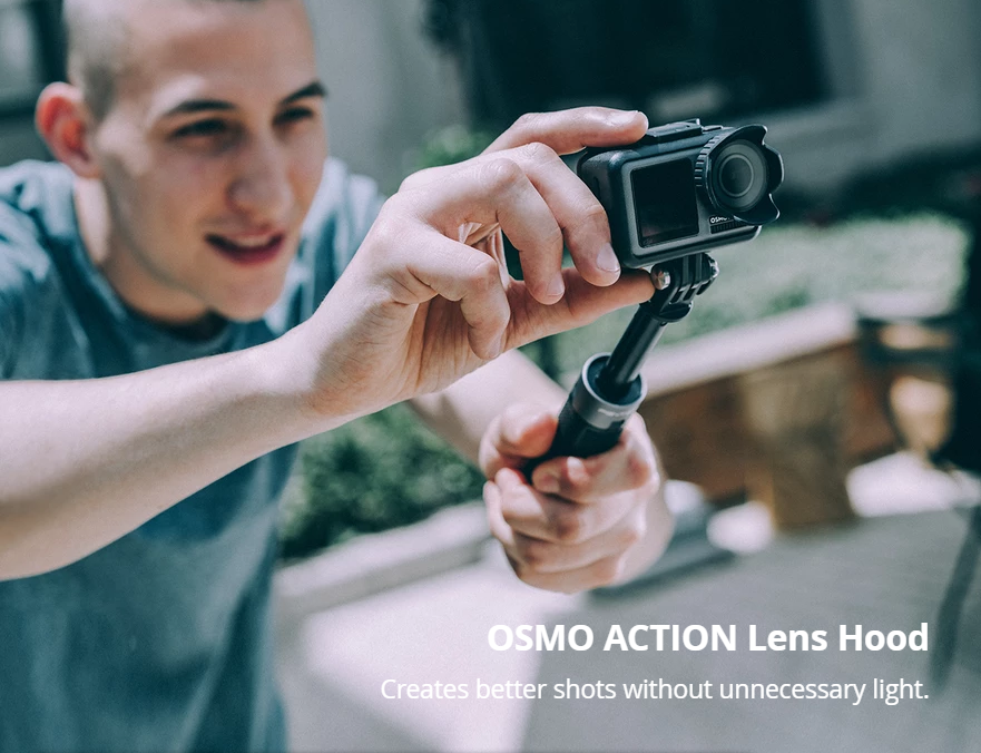 osmo action camera,OSMO ACTION Accessories,osmo action cam,osmo action attachment bracket,osmo action bracket,osmo action sunshade hood,osmo action camera lens hood
