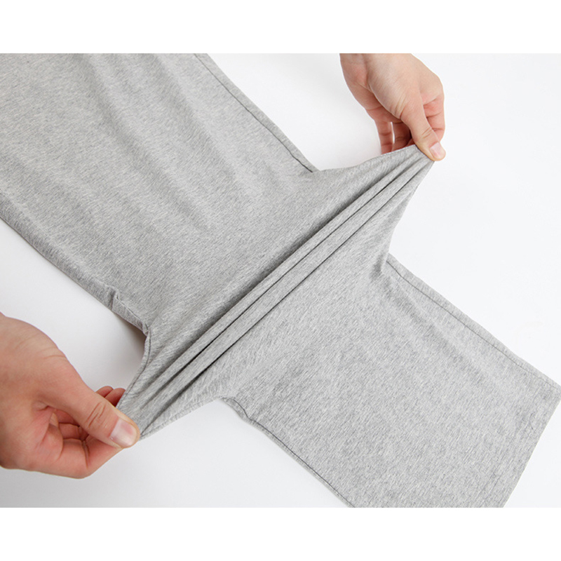 Herren Sommer Breathable Cotton Casual Homedress Hosen Große Größe Solid Color High Rise Sweatpants Herren Sommer Breathable Cotton Casual Homedress Hosen Große Größe Solid Color High Rise Sweatpants