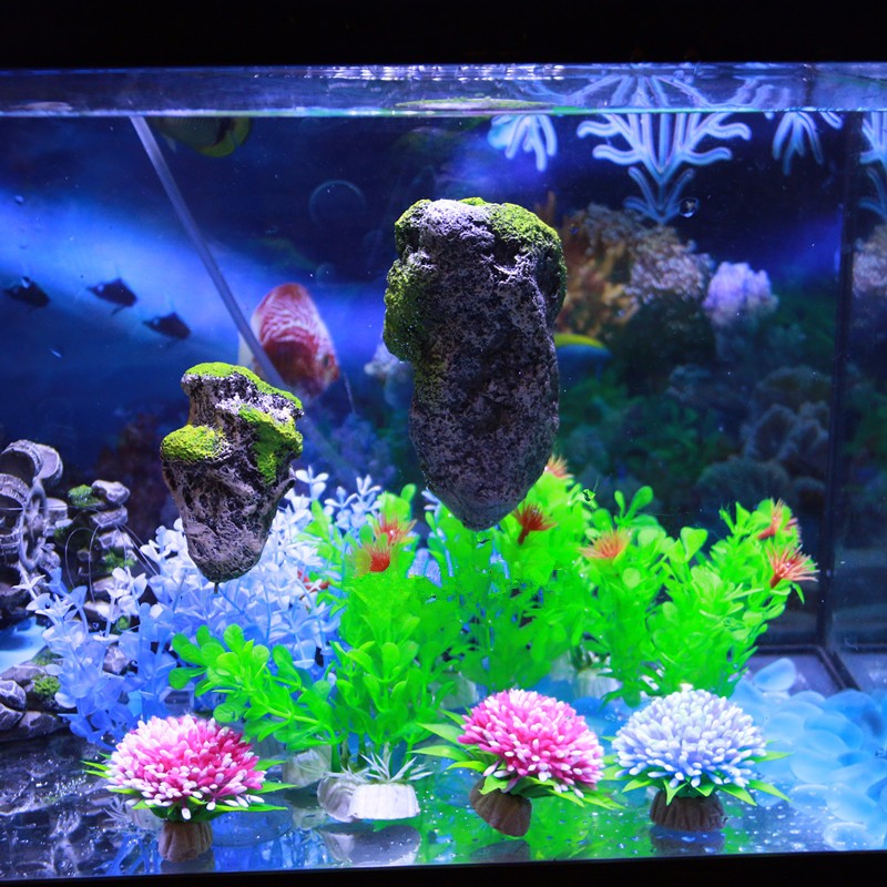 Yani Flying Stone Fish Tank Decoration Float Ornament Artificial