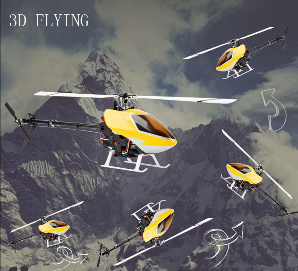 JCZK 450 DFC 6CH 3D Flying Flybarless RC Helicopter RTF
