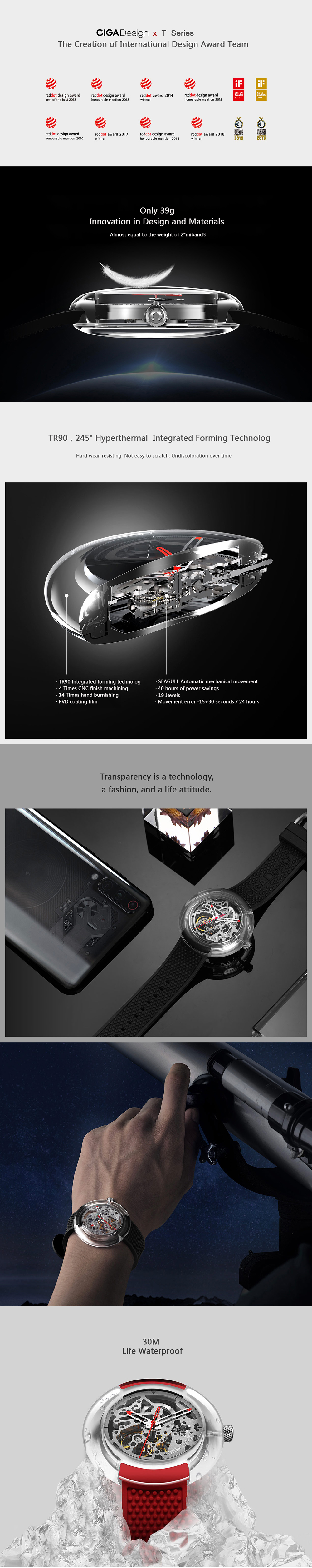Ilk Yayin Orijinal Ciga Design T Serisi Tamamen Seffaf Izle Kilif Seagulls Hareketi Mekanik Xiaomi Eko Sisteminden Izle Vordeo Yazilim Hizmetleri Biz Bu Isi Biliyoruz