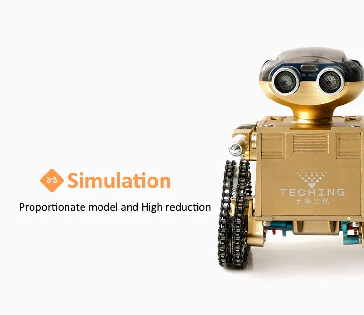 TECHING DIY Traiblazers 1 Self-assembled APP Control Smart Delicate Robot for Android System