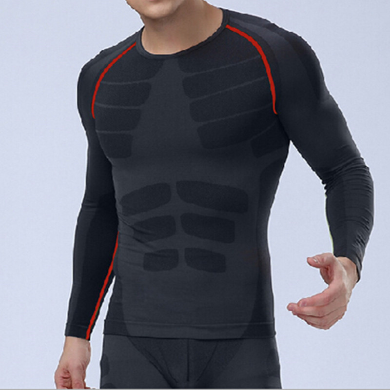 Mens Compression Armour Base Layer Top Full Sleeve Gym Sports Shirt