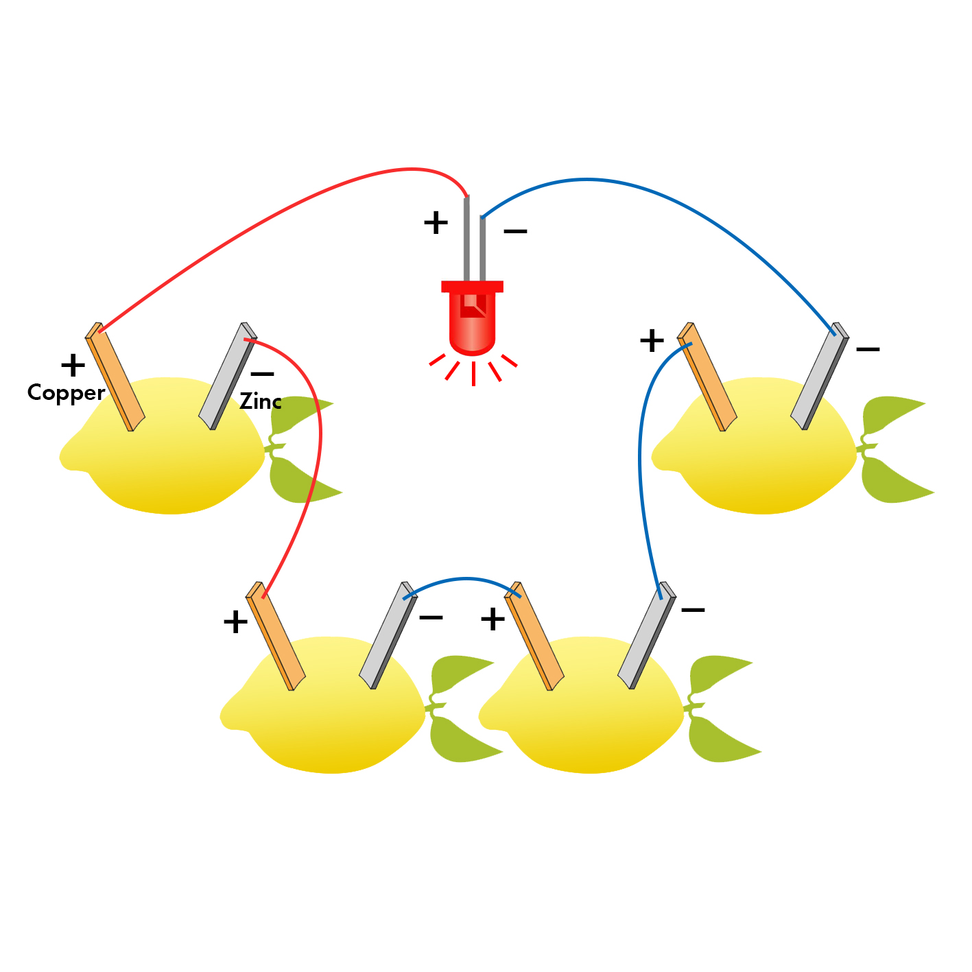 Kit Científico De Frutas Y Verduras – Genera Electricidad Con Limón, Papa O Naranja, Experimento De Física Para Niños