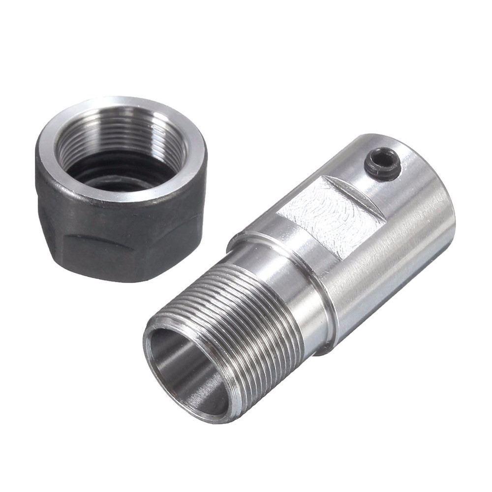 15pcs ER11 1-7mm Spring Chuck Collet with ER11A 5mm Extension Rod Holder for CNC Milling Lathe Tool