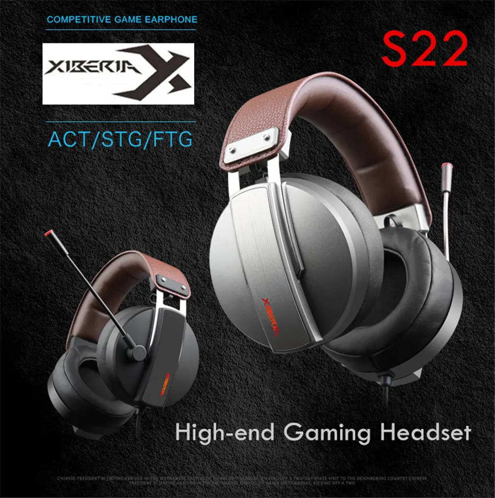 Xiberia S22 3.5mm Audio / USB Wired 7.1 Surrounded Setereo Gaming Headphone Headset with Microphone