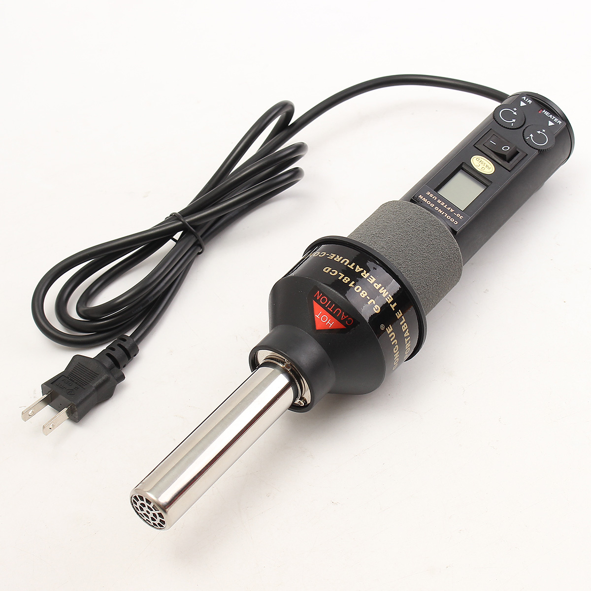 gj-8018lcd 110v 200w lcdはんだ付けステーションホットエアーic bgaノズル用smdはんだ除去器 セール - バン ...