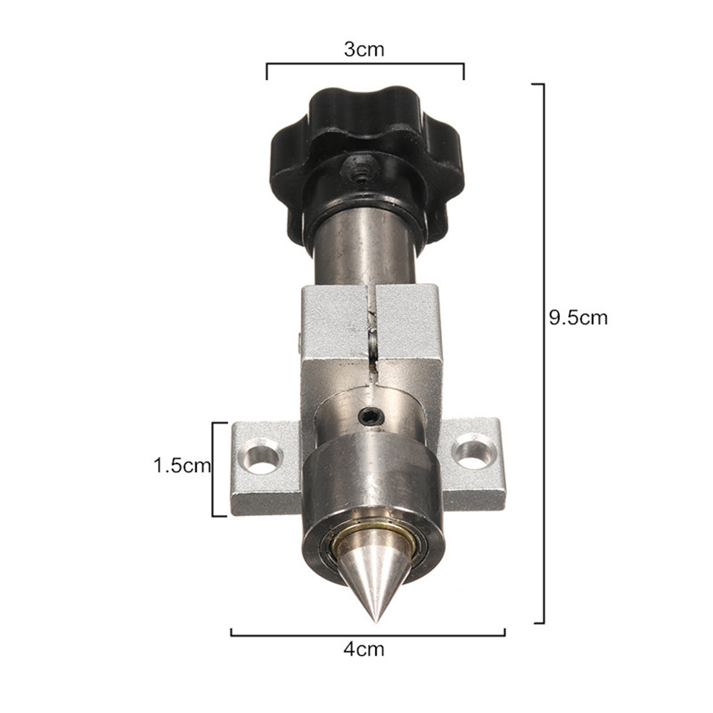 Adjustable Double Bearing Live Centre Revolving Centre with Wrench for Mini Lathe Machine