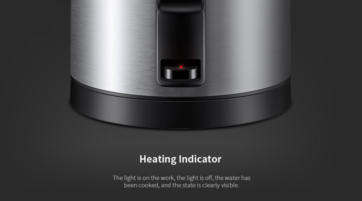 VIOMI YM-K1506 1.5L 1800W Electric Kettle Thermostat Anti-scalding Home 304 Stainless Steel Water Kettle From Xiaomi Youpin