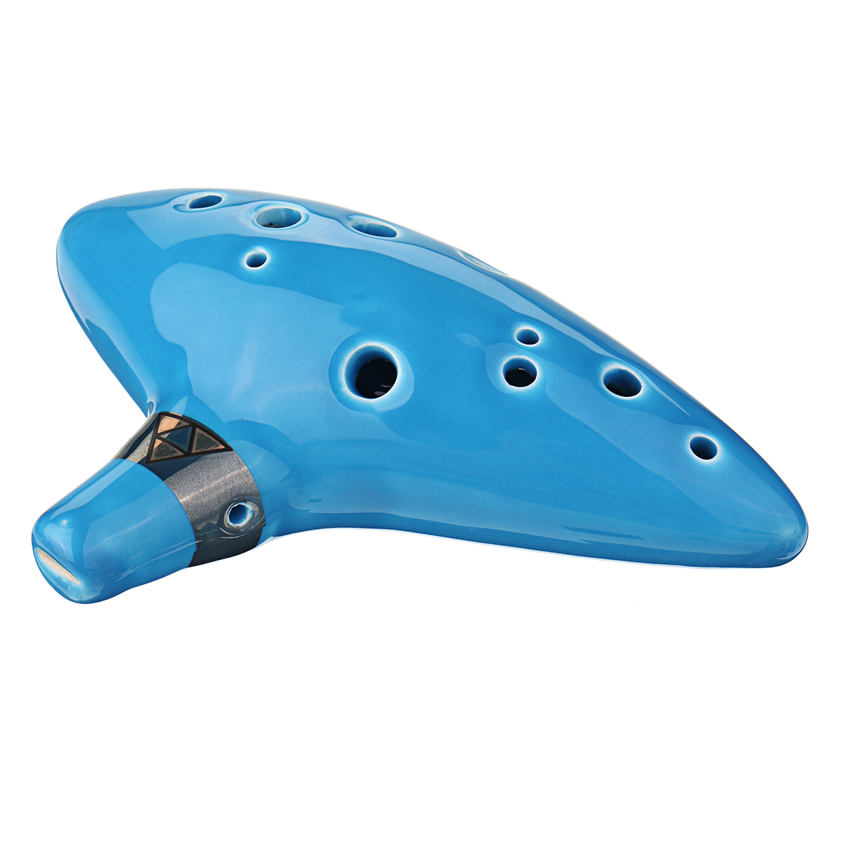 12 hole ceromic ocarina alto c tone handicraft legend of