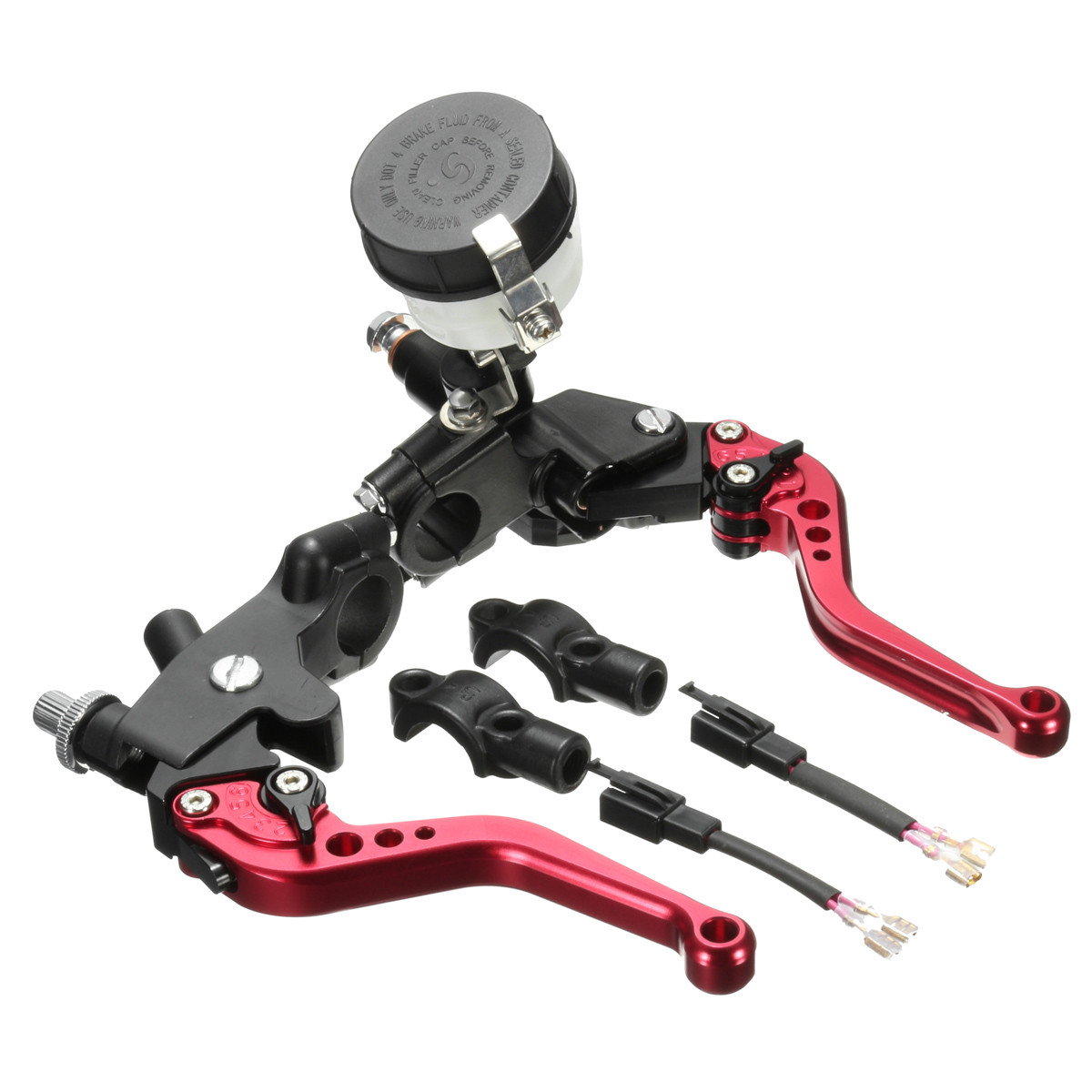 7 8inch Cnc Moto Freno Hidráulico Master Cylinder Clutch Lever Reservoir