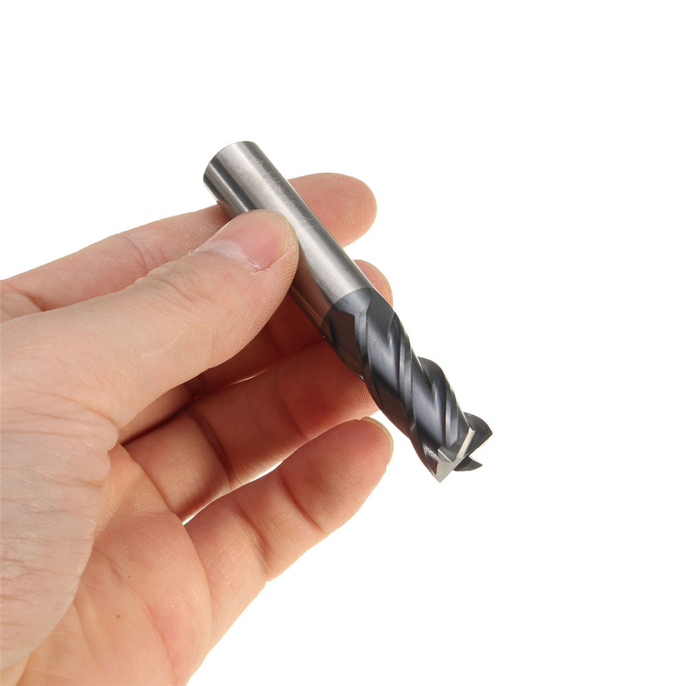 12mm 4 Flute Tungsten Carbide Endmill Cutter Wood Working Tool