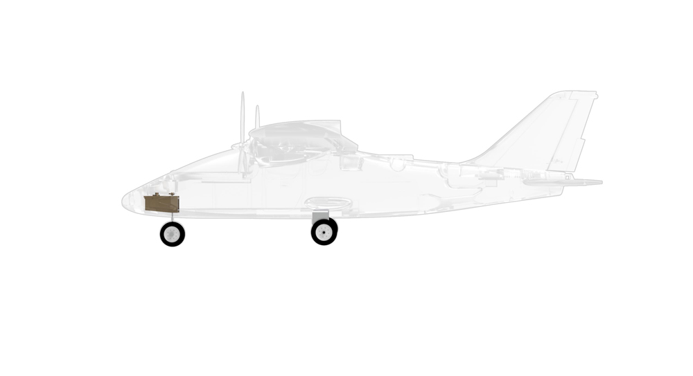 SonicModell Binary 1200mm Twin Motor FPV Airplane RC Airplane Spare Part Modular Landing Gear