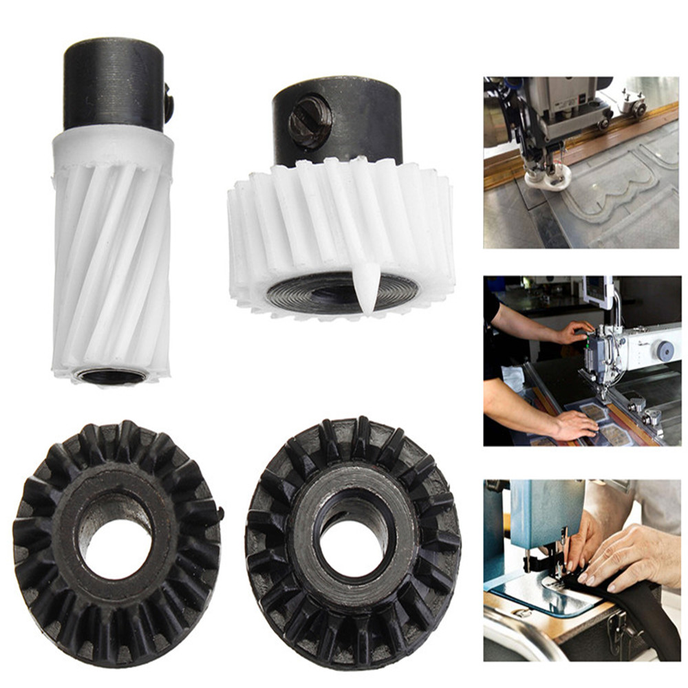 Sewing machine hook drive gears
