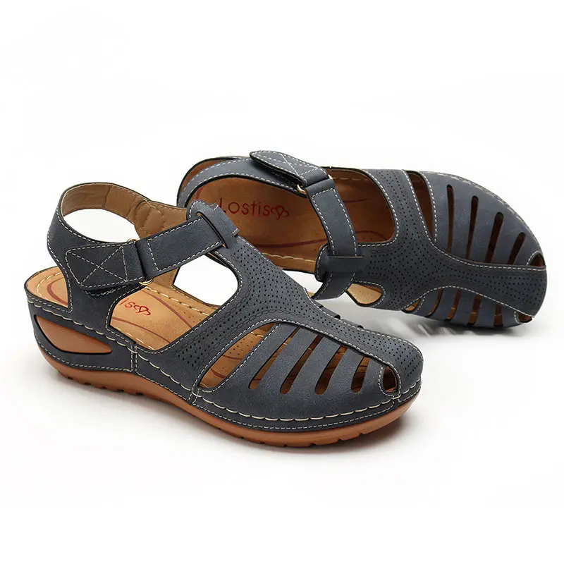 LOSTISY Women Lightweight Hollow Out Soft Sole Sandals