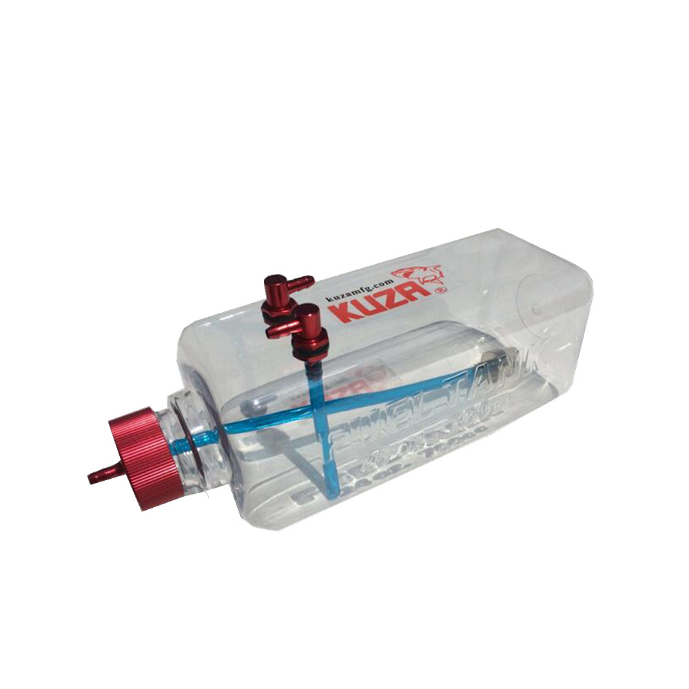 KUZA V2 Version Transparent Gasoline Fuel Tank 260ml 300ml 410ml 1500ml for RC Airplane