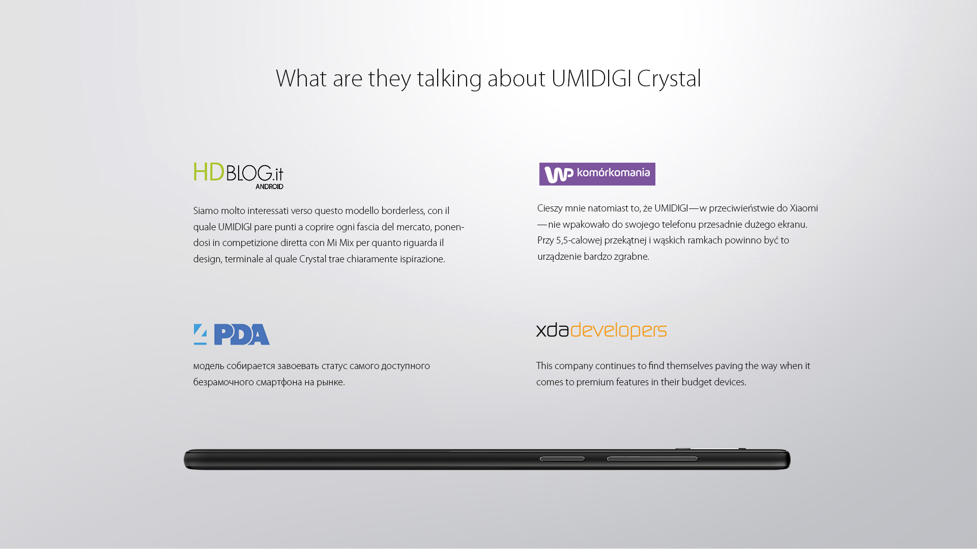 UMIDIGI Crystal