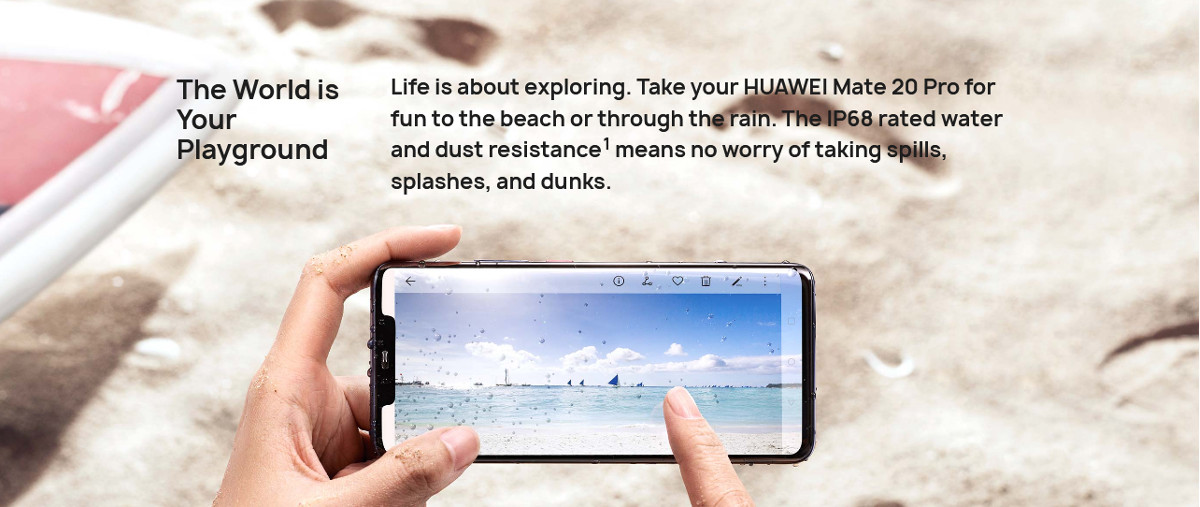 Huawei Mate 20 Pro Câmera Traseira Traseira 6,39 polegadas 6 GB RAM 128 GB ROM Kirin 980 Octa core 4G Smartphone