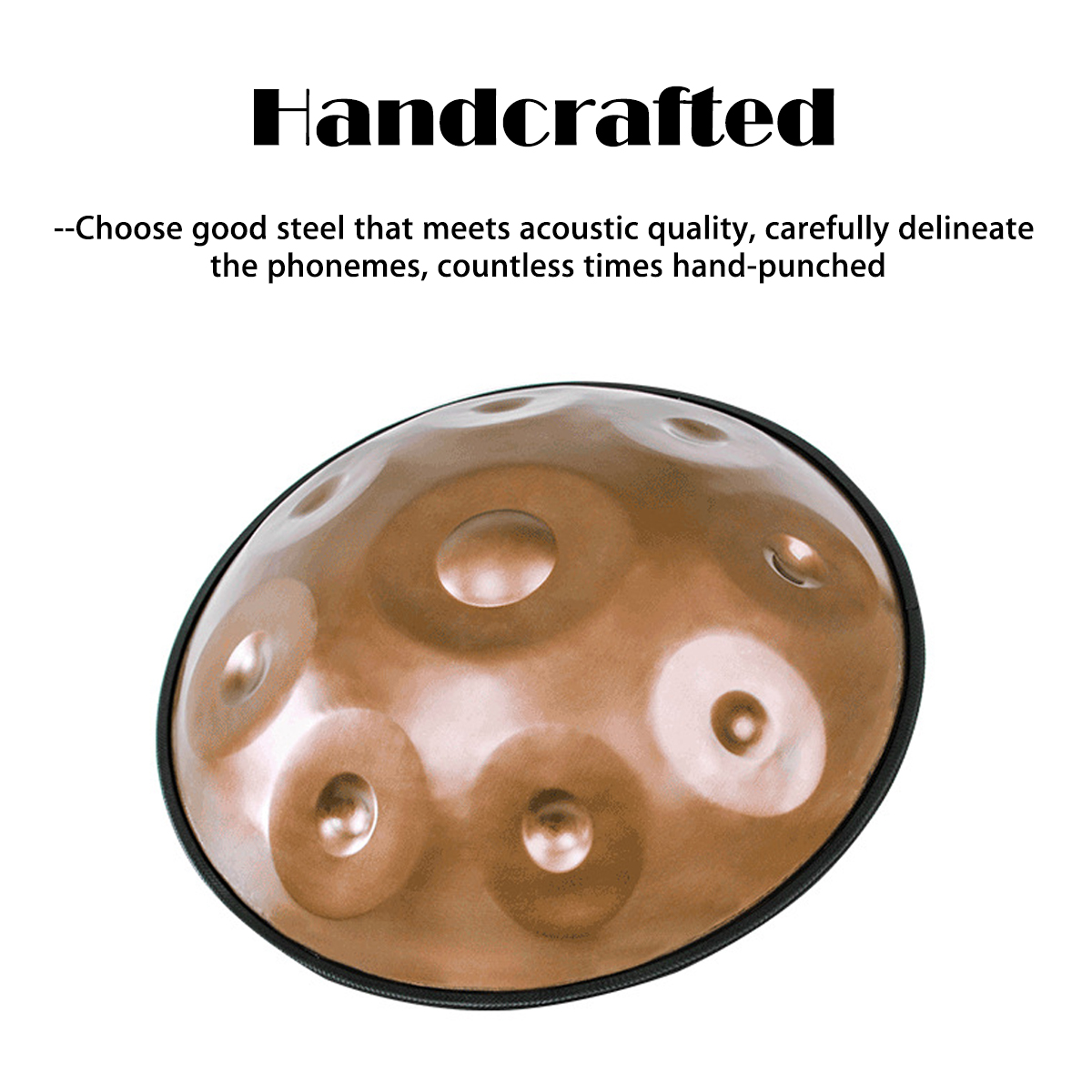 Hang F major/D minor 9 Notes Musical Hand Drum Professional Handpan Durable Carbon Steel Drum