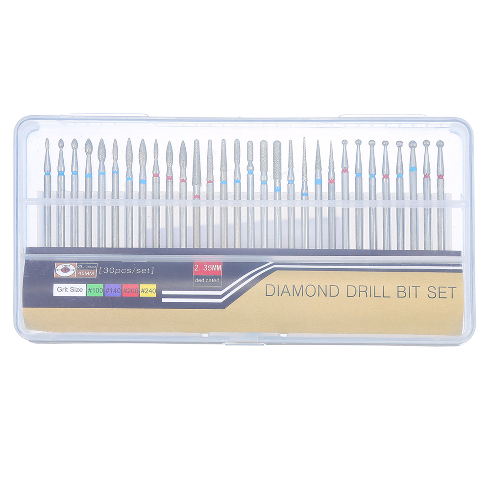 Diamond nail drill bits