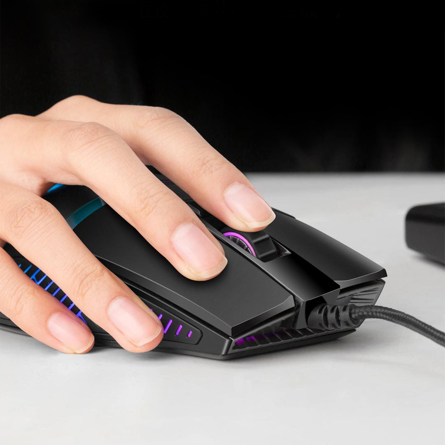 Blasoul Y720Lite 12000DPI RGB Backlight Programmable Mouse Wired Optical E-sports Gaming Mouse
