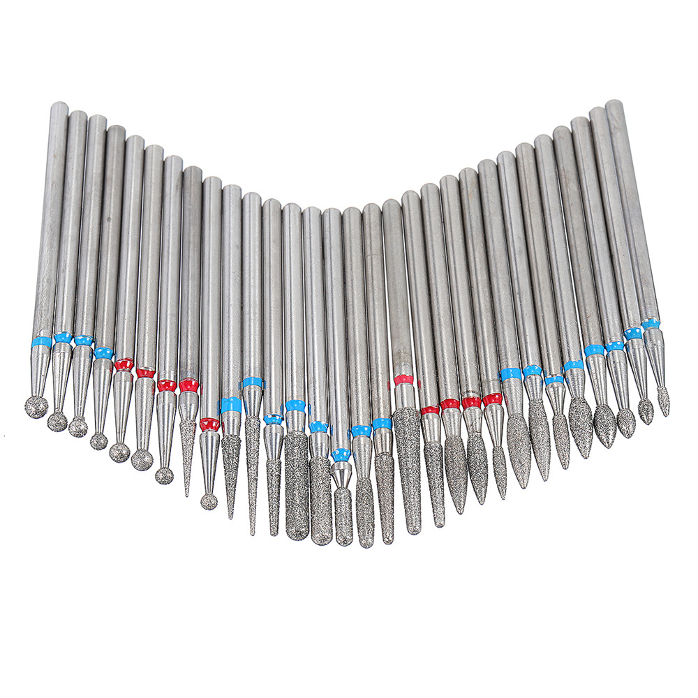Diamond nail drill bits
