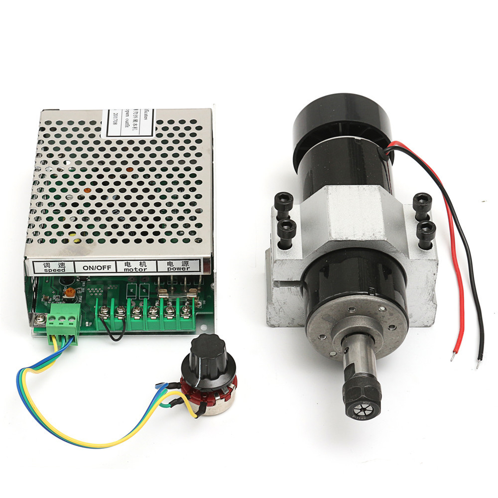 110-220V  500W Spindle Motor with Speed Governor and 52mm Clamp for CNC Machine
