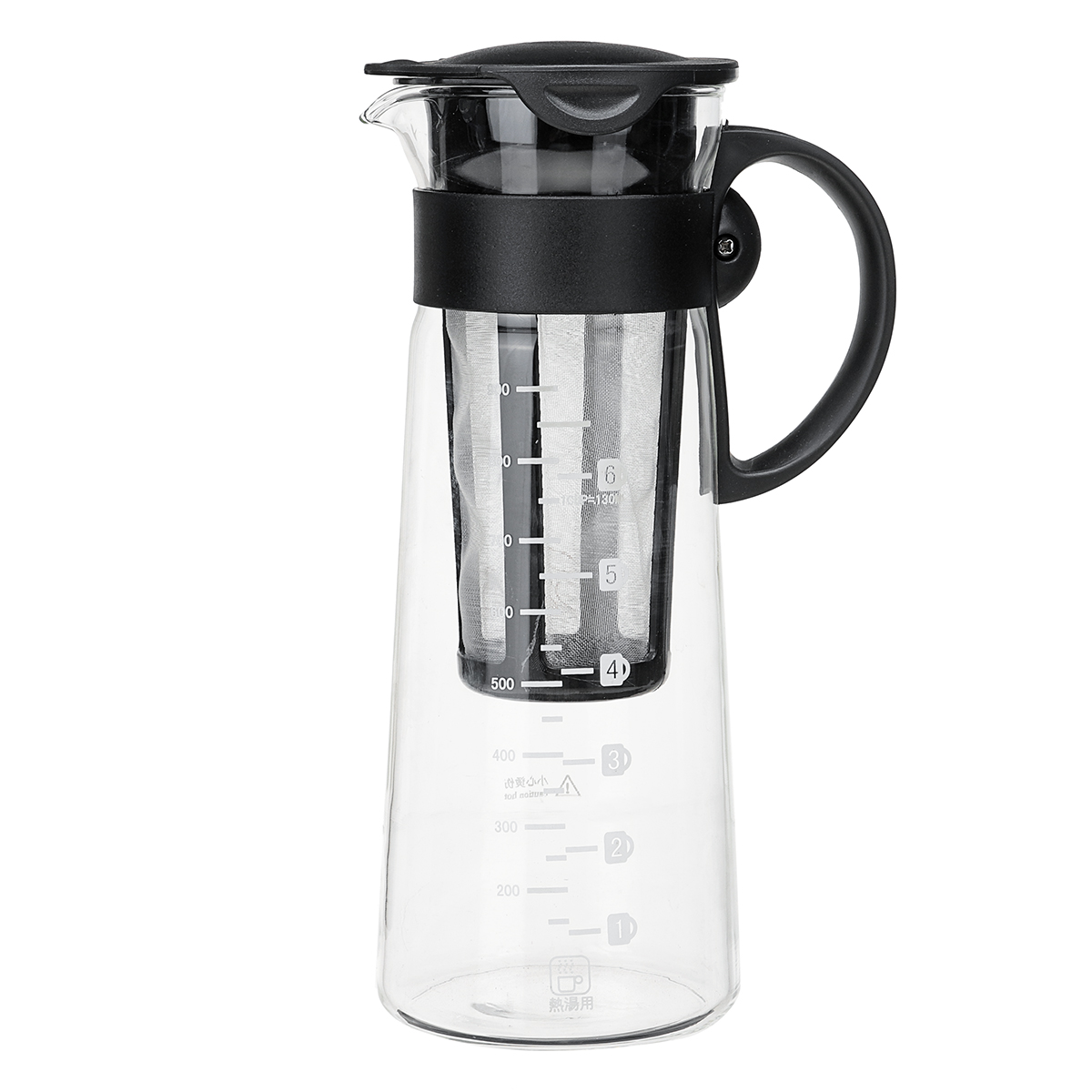 1000 ML Soğuk Demlemek Buzlu Kahve Makinesi Hava Geçirmez Mühür Çay Pot