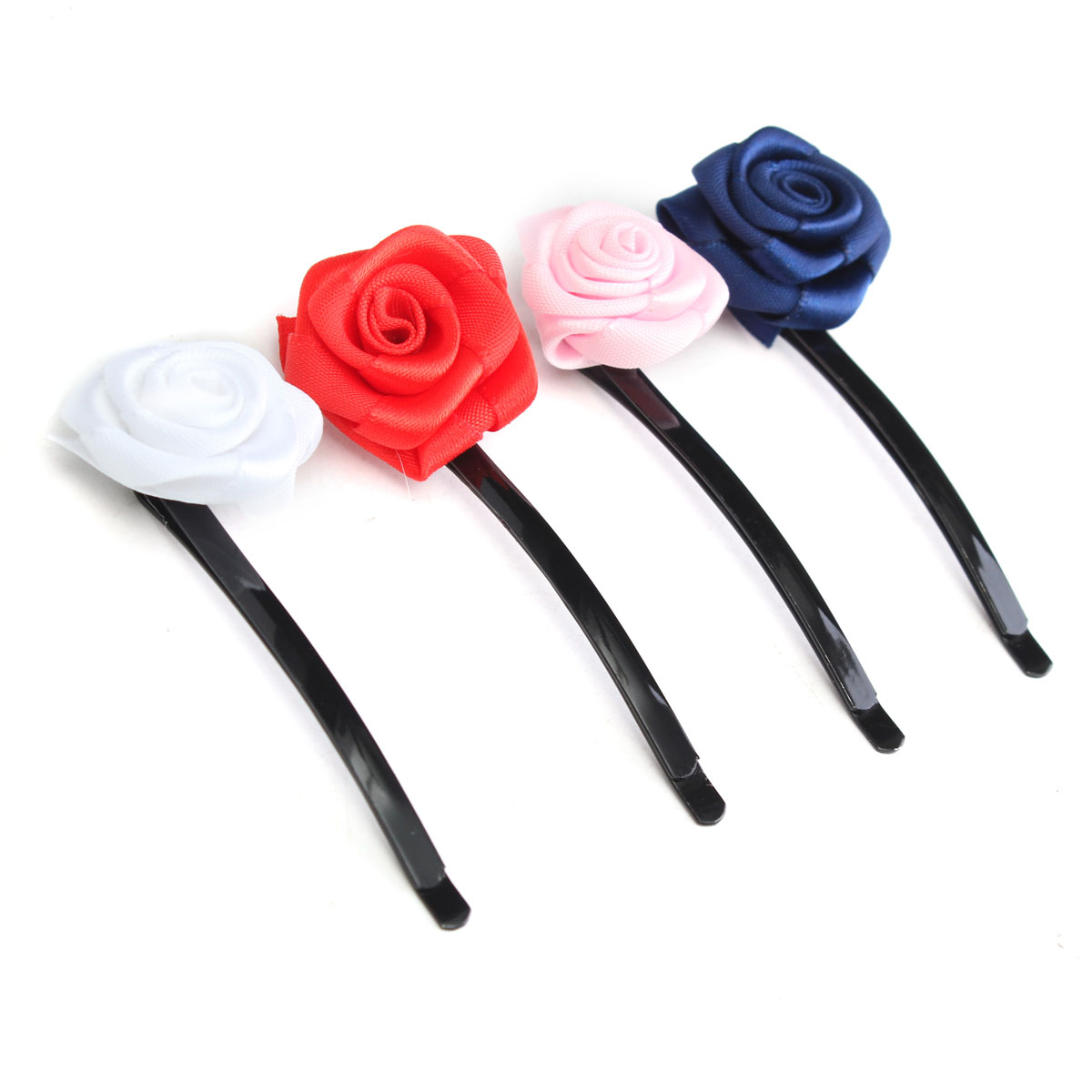 6pcs Rose Fleurs épingles à Cheveux Poignées Clips Accessoires Pour La Noce