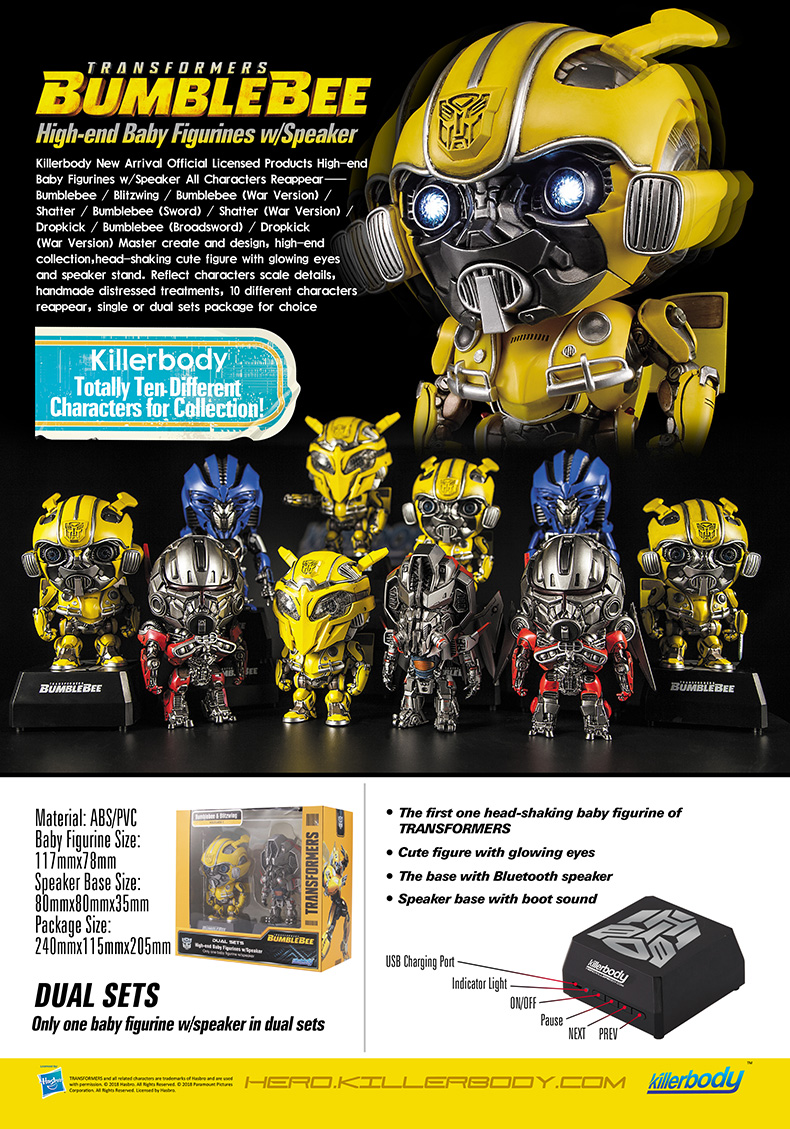Killerbody Kb20069 1 2 Adet Bumblebee Blitzwing Araba W Hoparlor Ses Trans Formerleri Action Figure Oyuncaklar Hediye Koleksiyonu Orijinal Vordeo