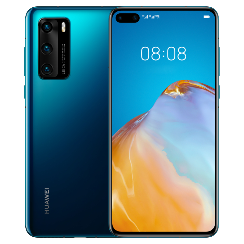 HUAWEI P40 CN Versión 6.1 pulgadas 50MP Triple Trasera Cámara 6GB 128GB WiFi 6 NFC Kirin 990 5G Octa Core Smartphone