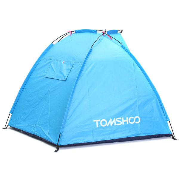 240 X 120 X 120cm Tente De Plage En Plein Air 2 Personnes Uv Protégeant Ultra Léger Parasol De Pêche Se Pliant