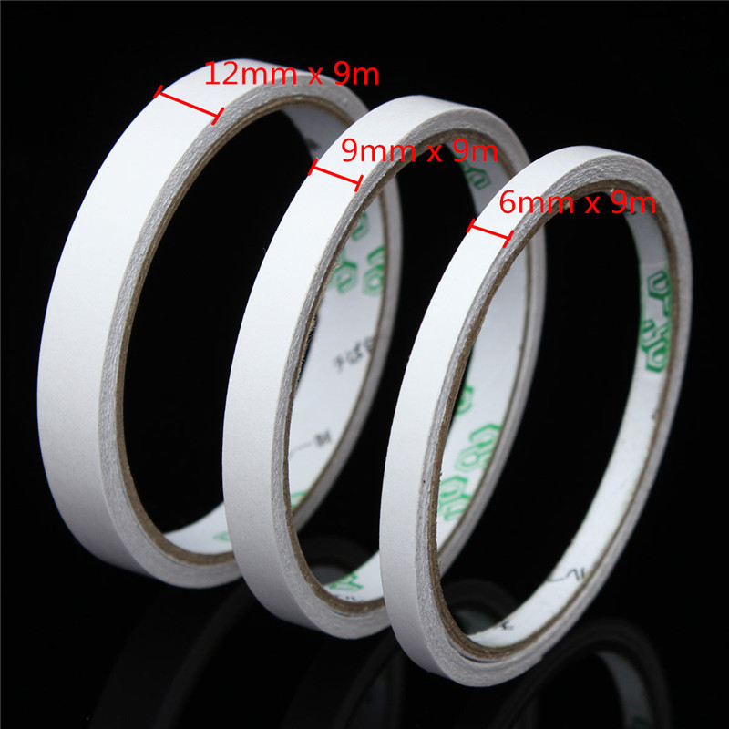 9m Roll Transparent Clear Double Sided Self Adhesive Tape For Craft Packaging 9m Roll Transparent Clear Double Sided Self Adhesive Tape For Craft Packaging