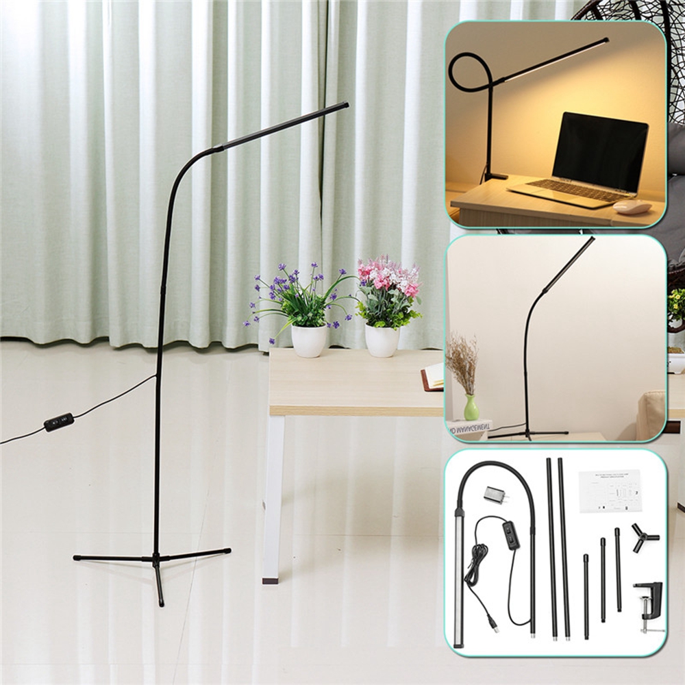 Adjustable Led Floor Reading Lamp Home Office Desk Light Shopolon