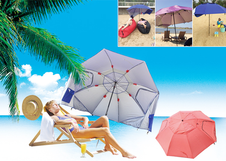Ipree Outdoor Folding 12m Torcia Tende Da Spiaggia Ombrello Protezione Uv Antivento