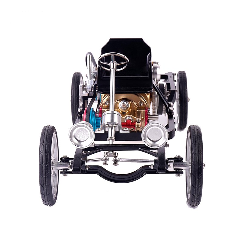 Teching Car Model Single Cylinder Engine Aluminum Alloy Model Gift Collection Toys